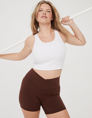 OFFLINE By Aerie Thumbs Up Twist Back Tank Top