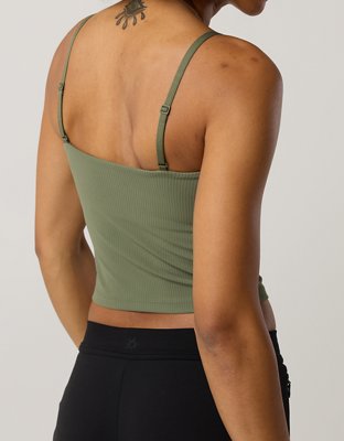 OFFLINE By Aerie Real Me XTRA Top sin Mangas en Punto Elástico