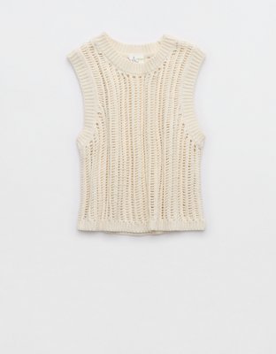 OFFLINE By Aerie Crochet Sweater Tank Top