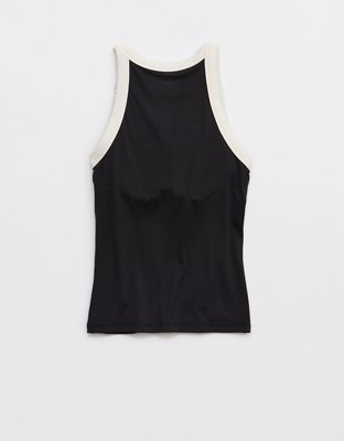 OFFLINE By Aerie Real Me Ringer High Neck Tank Top