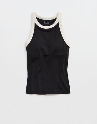 OFFLINE By Aerie Real Me Ringer High Neck Tank Top
