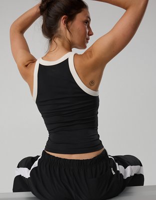 OFFLINE By Aerie Real Me Ringer High Neck Tank Top