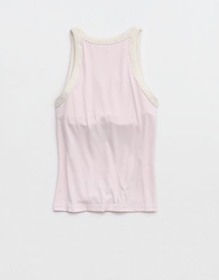 OFFLINE By Aerie Real Me Ringer High Neck Tank Top