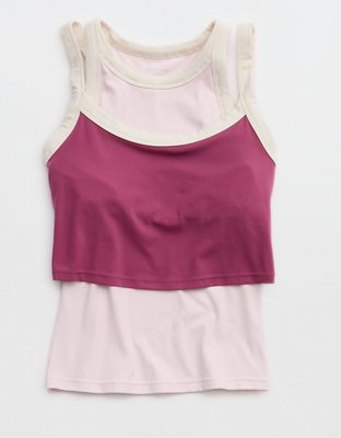 OFFLINE By Aerie Real Me Ringer High Neck Tank Top