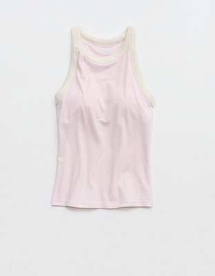 OFFLINE By Aerie Real Me Ringer High Neck Tank Top