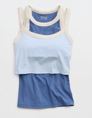 OFFLINE By Aerie Real Me Ringer High Neck Tank Top