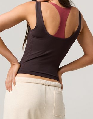 OFFLINE By Aerie Seamless Ribbed Tank Top