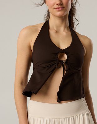 OFFLINE By Aerie The Hugger Halter Top