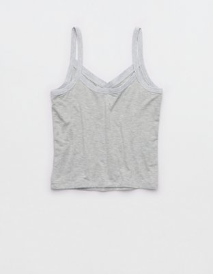 OFFLINE By Aerie Thumbs Up V-Neck Tank Top