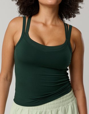 OFFLINE By Aerie Thumbs Up V-Neck Tank Top