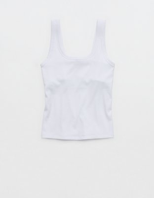 OFFLINE By Aerie Thumbs Up Square Neck Tank Top