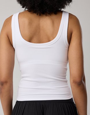 OFFLINE By Aerie Thumbs Up Square Neck Tank Top