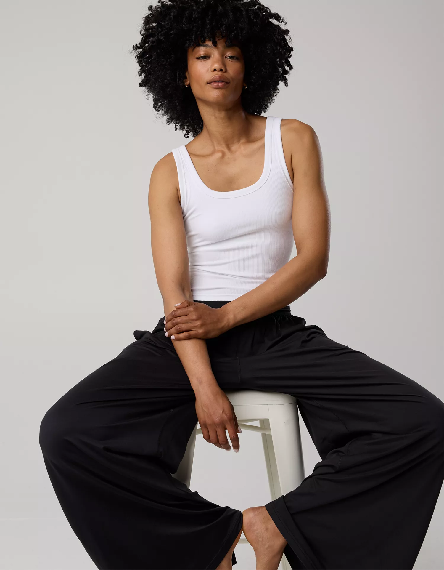 OFFLINE By Aerie Thumbs Up Square Neck Tank Top