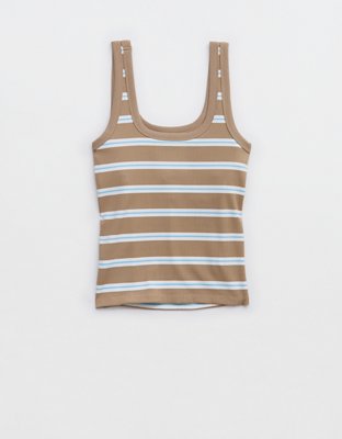 OFFLINE By Aerie Thumbs Up Square Neck Tank Top