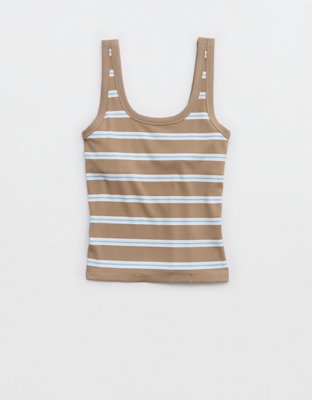 OFFLINE By Aerie Thumbs Up Square Neck Tank Top