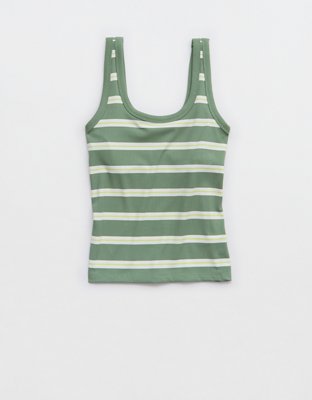 OFFLINE By Aerie Thumbs Up Square Neck Tank Top