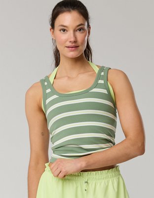 OFFLINE By Aerie Thumbs Up Square Neck Tank Top