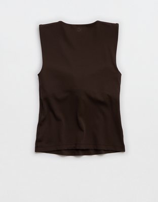 OFFLINE By Aerie Real Me Low Key Square Neck Tank Top