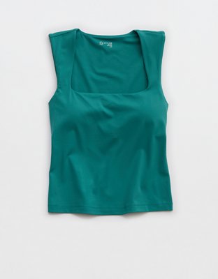 OFFLINE By Aerie Real Me Low Key Square Neck Tank Top