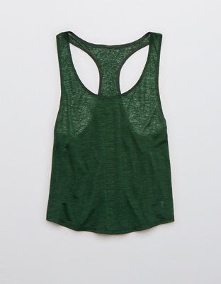 Женские топы Aerie OFFLINE Burnout Cropped Tank Top — фото 3