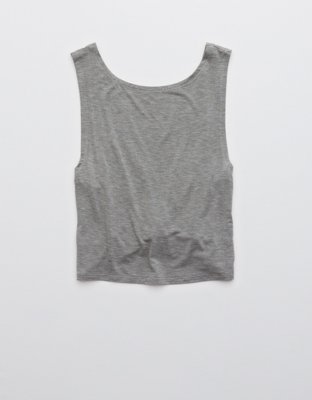 OFFLINE Thumbs Up Twist Cropped Tank Top