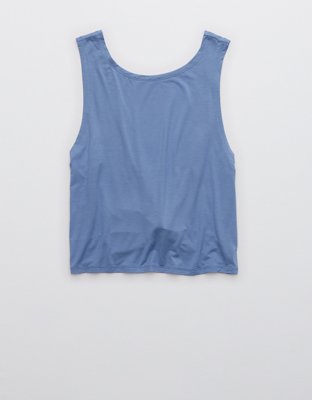 OFFLINE Thumbs Up Twist Cropped Tank Top