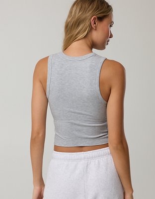 OFFLINE By Aerie Thumbs Up Heavyweight Cropped Tank Top