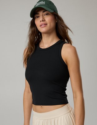 OFFLINE By Aerie Thumbs Up Heavyweight Cropped Tank Top
