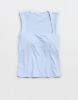 OFFLINE By Aerie Real Me Low Key Square Neck Tank Top