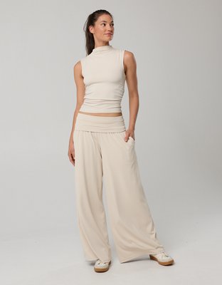 OFFLINE By Aerie Real Me XTRA Mock Neck Tank Top