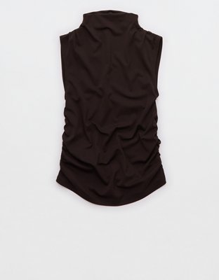 OFFLINE By Aerie Real Me XTRA Mock Neck Tank Top