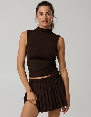 OFFLINE By Aerie Real Me XTRA Mock Neck Tank Top