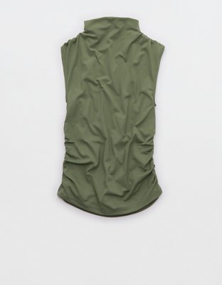 OFFLINE By Aerie Real Me XTRA Mock Neck Tank Top