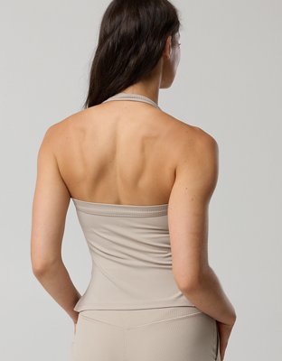 OFFLINE By Aerie Real Me XTRA Halter Tank Top