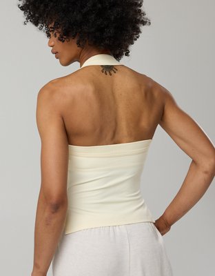 OFFLINE By Aerie Real Me XTRA Halter Tank Top