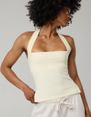 OFFLINE By Aerie Real Me XTRA Halter Tank Top