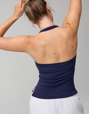 OFFLINE By Aerie Real Me XTRA Halter Tank Top
