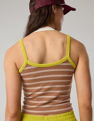 OFFLINE By Aerie Let's Stretch Ringer Tank Top