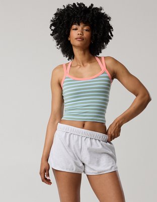 OFFLINE By Aerie Let's Stretch Ringer Tank Top from American Eagle - $29.95
