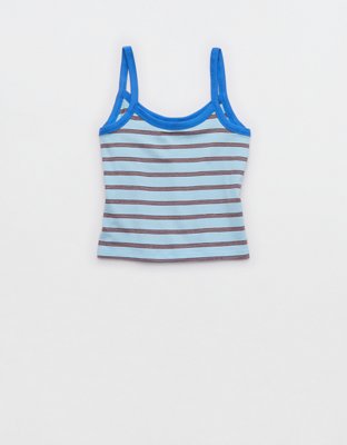 OFFLINE By Aerie Let's Stretch Ringer Tank Top