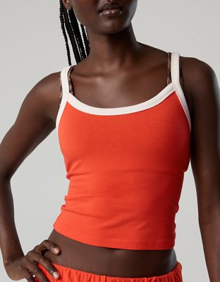 OFFLINE By Aerie Let's Stretch Ringer Tank Top
