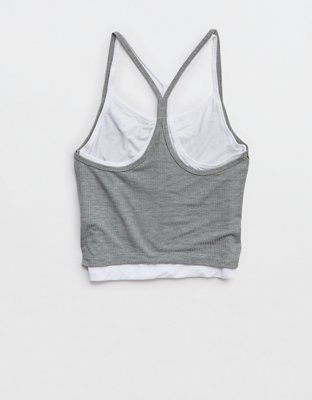 OFFLINE By Aerie Thumbs Up Layered Tank Top