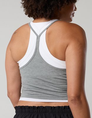 OFFLINE By Aerie Thumbs Up Layered Tank Top