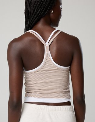 OFFLINE By Aerie Thumbs Up Layered Tank Top