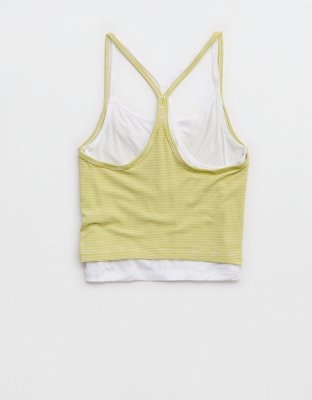 OFFLINE By Aerie Thumbs Up Layered Tank Top