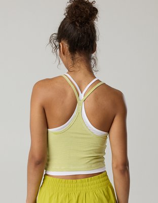 OFFLINE By Aerie Thumbs Up Layered Tank Top