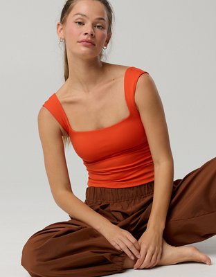 OFFLINE By Aerie Real Me Square Neck Tank Top