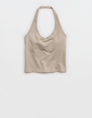 OFFLINE By Aerie OG Cotton Halter Tank Top