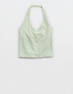 OFFLINE By Aerie OG Cotton Halter Tank Top