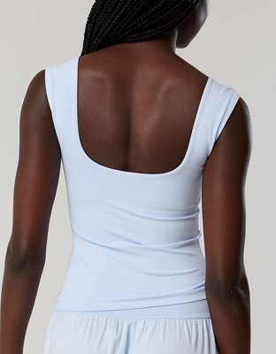 OFFLINE By Aerie Real Me Square Neck Tank Top